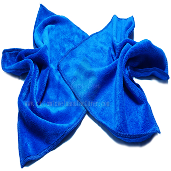 China bulk wholesale microfiber cloth for car Factory Blue Microfiber Fast Dry Auto Towel Supplier